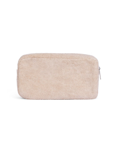 AVOCADO ZINC - TERRY TOWELLING POUCH BEIGE - STUDIO JO STORE